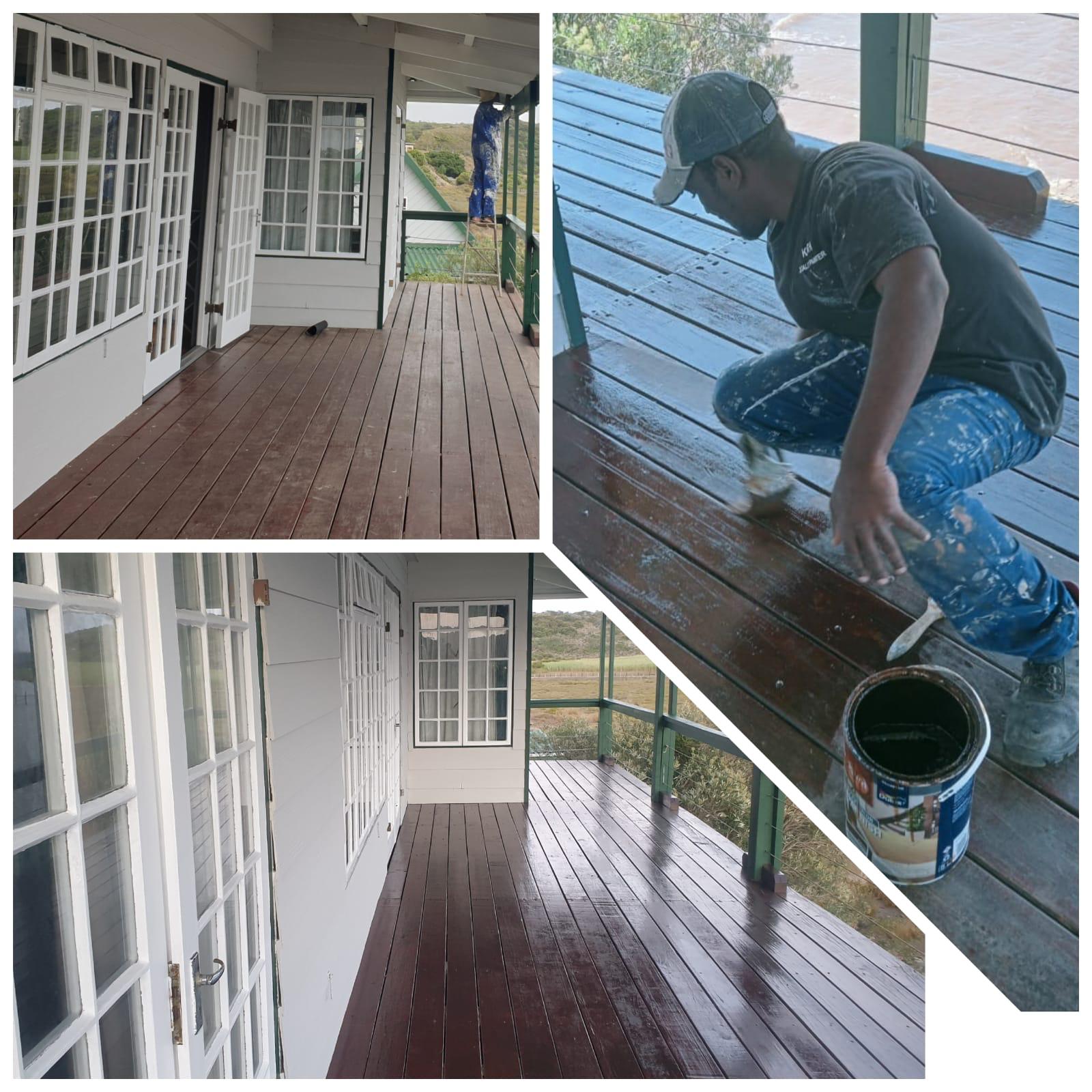 Deck restoration and timber finish work